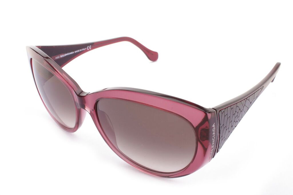 BALENCIAGA DEEP PURPLE SUNGLASS